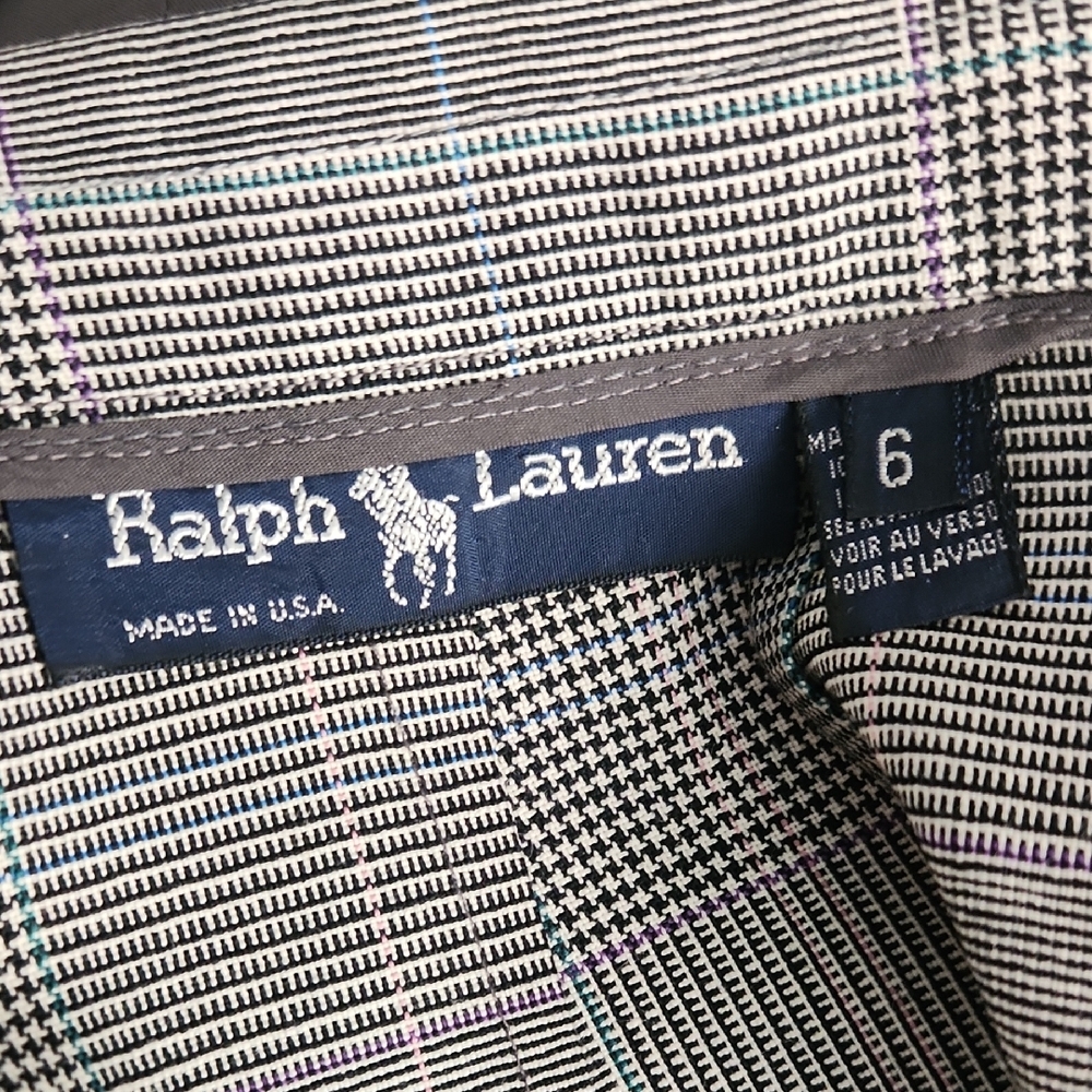 Ralph Lauren Gray Double-Breasted Women's Suit - Picture 12 of 13